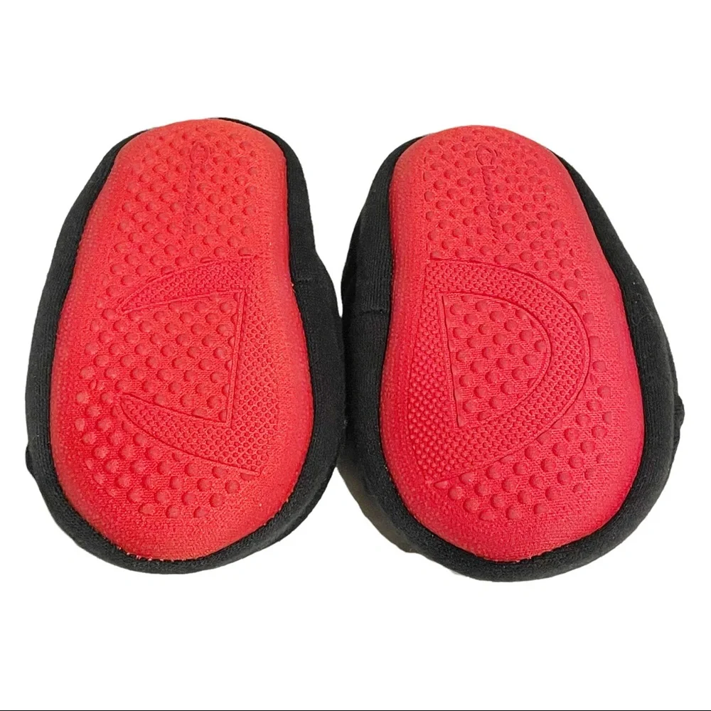 Champion Toddler 4T Black Plush‎ Slippers